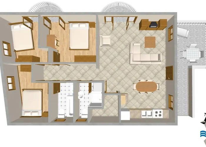 By The Sea Tribunj, Vodice - 4174 Apartmán *